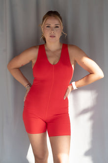  Cherry Earth Friendly V-Neck Romper